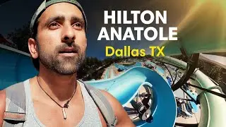 Тур по курорту Hilton Anatole, Даллас, Техас | Аквапарк и Берлинская стена