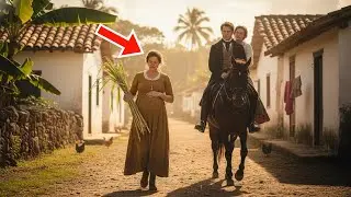 Baron chevauchait avec sa petite amie et se figea en voyant son ex femme enceinte portant de la can