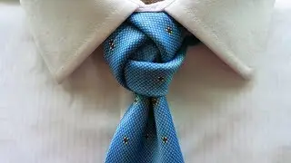 How to tie a tie - Bermuda's Triangle necktie knot
