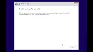 this pc does not meet windows 11 system requirements