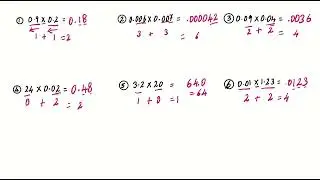 DECIMAL MULTIPLICATION TRICKS