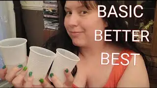 I AM THIRSTY!  BASIC BETTER BEST - Drinking Water Taste Test Challenge ! Tap / Iceland / Volvic