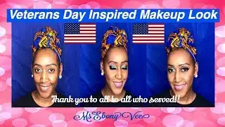 Veterans Day Inspired Makeup Look