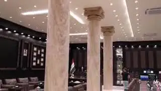 جامعة المعقل الاهلية في البصرة من الداخل .