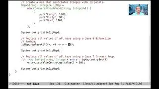 Comparing a Modern Java replaceAll() method with a Java 7 For-each Loop