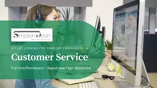 Customer Service ZR 493 JOB