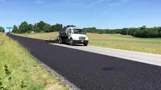 Fog seal application highway maintenance