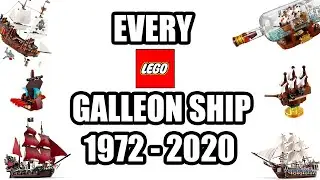 Every LEGO Galleon Ever Made 1972-2020 (LEGO SHIP HISTORY)