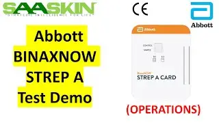 ABBOTT BINAXNOW STREP A |Catalog no -  #730-025 | Medical IVD | Rapid Test | Operation | Test Demo|