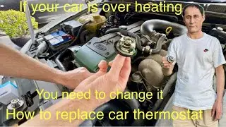 How to replace ford car thermostat 