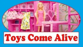 Barbie Dream Closet animation segment from my full video. Toys Come Alive 007.