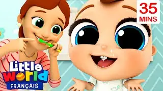 Non, je ne veux pas brosser mes dents !| Comptines pour les tout-petits | Little World Français