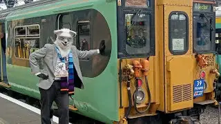 Fursuiting with The Metro Marauder Railtour: 14th May 2022