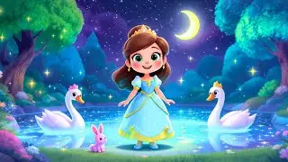 Princess Amara & the Starry Lake 👑 | Bedtime Fairy Tale for Kids