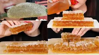Honeycomb | ASMR | Mukbang | Eating | @SASASMR @ZOEYASMR #asmr #mukbang #honeycomb #asmrvideo 