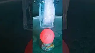 Red Ball Foams Coconut Ice Cream!#Coconut #Melt #ASMR