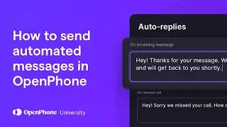 How to send automated messages