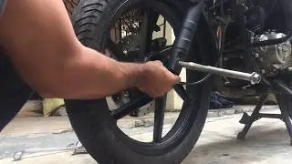 Pulsar 220F | Front Wheel Noise | Squeaky noise