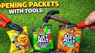 Can TOOLS Open Snacks? 😳 | Extreme ASMR Snack Unboxing