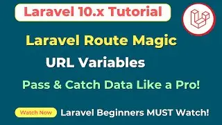 Learn Laravel Routes with URL Variables | Pass & Capture Data Like a Pro! | Episode-4 | SoftAll