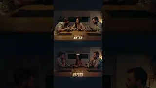 Lighting this dinner scene with just one light! #setup #lighting #tutorial