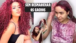 RETOQUE DE RAIZ MAIS BANHO DE BRILHO NOS CACHOS MARSALA