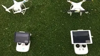 DJI Phantom 3 Standard VS Professional 17mph Wind