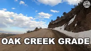 4K Oak Creek Grade aka County Road 143 and County Rd 255 - Yorkville to Silver Cliff Colorado USA