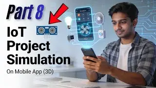 How to make IoT project simulation on mobile app | part-8 ultrasonic sensor Arduino UNO #ftsankit