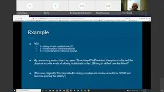 Fall 2021 Systematic Review Series, #3: Developing a Research Question