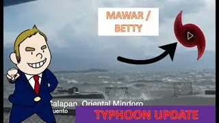 Typhoon Betty / Mawar massive wind field and rainfall threat