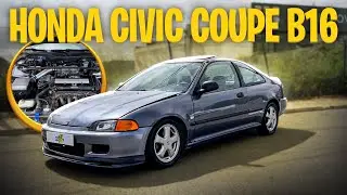 HONDA CIVIC COUPE B16 | LAUNCH CONTROL + BURNOUT | DIDITV
