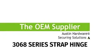 3068 Series Strap Hinge | Austin Hardware&reg;