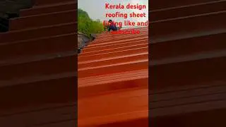 #Kerala #design #roofing set  drill screw #fitting 9861364489  new content video roofing sheet