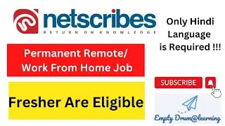 #job #hiring Permanent Remote/Work From Home | Netscribes Hiring | Translation WFH Job