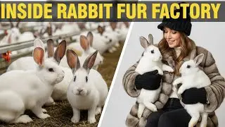 Inside the Rabbit Fur Factory | From Farm to Luxury Jackets, Gloves & Sweaters | Full Process
