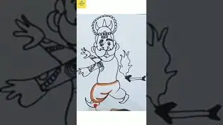 dusshera drawing / Vijay dasmi drawing easy #shorts #dusshera
