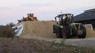 loonbedrijf Jennissen maissilo aan rijden #trotsopdeboeren part 1