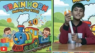   Train Horn Making at Home | DIY Loud Horn Project 🔊