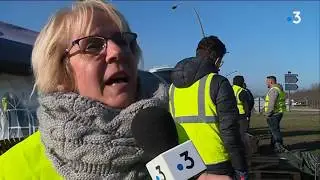 Brigitte, gilet jaune &agrave; Toulouse : 