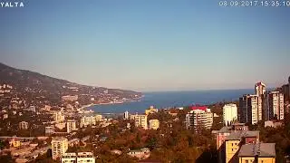 Онлайн Камера - Ялта, Крым. День 2017-09-08 за 7 минут