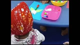 Pompom Flower pot Activity | R.E.S School