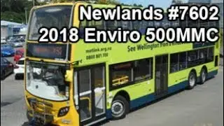 Newlands #7602 | 2018 ADL Enviro 500MMC (Euro 6) | Route 52: to Courtenay Place