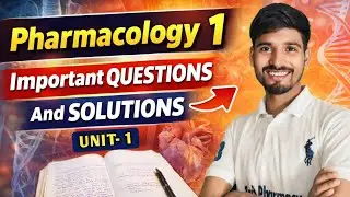 Pharmacology 1 B pharmacy 4th semester | Important questions and solutions | complete in one shot