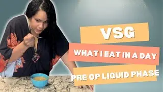 What I Eat on My Pre-Op Liquid Diet Before VSG Surgery 💧 | REALISTIC & Honest
