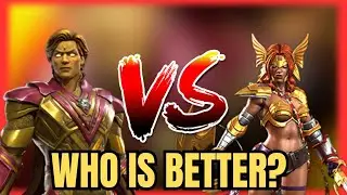 6 ⭐ RANK 4 ADAM WARLOCK VS RANK 4 ANGELA | DAMAGE COMPARISON - Marvel contest of champions #mcoc