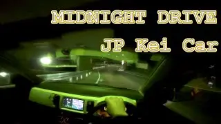 [POV] JAPANESE KEI CAR MIDNIHGT DRIVE IN COUNTRY ROAD