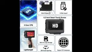 TIKTONER Portable Handheld Inkjet Printer | Instantly Print Dates, Codes, Logos & Text