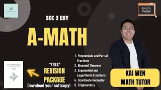 [Sec 3 EOY] A-Math Revision Session