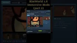 RimWorld mods for more IMMERSION #rimworld #poppabooost